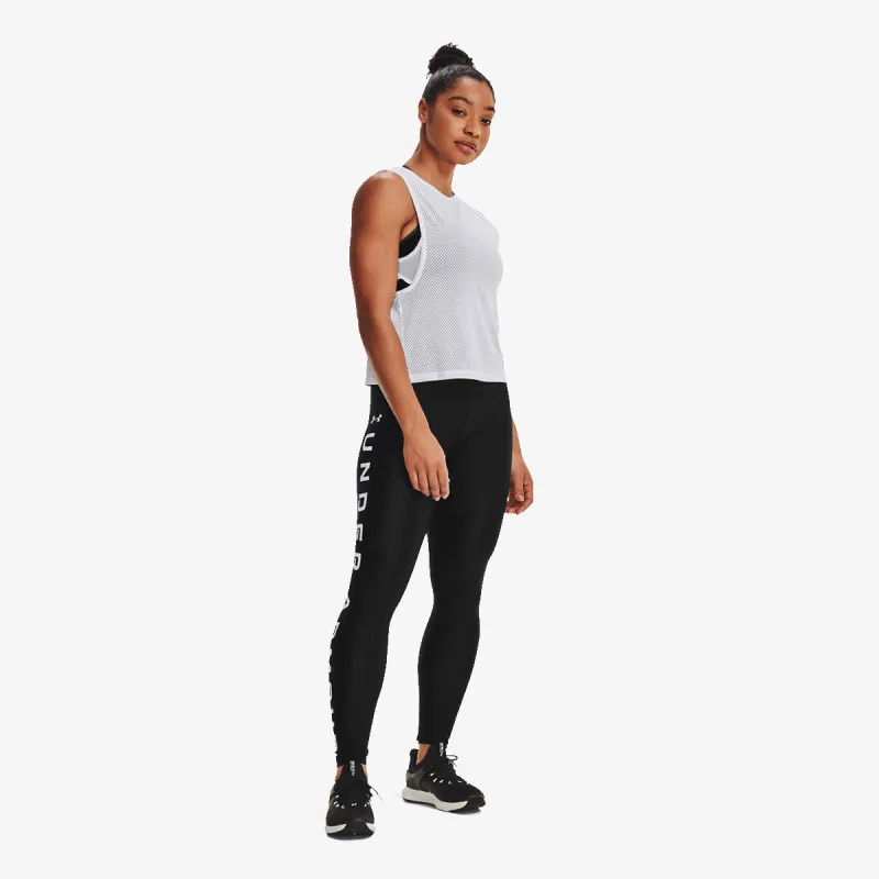 UNDER ARMOUR UA HeatGear® Armour No-Slip Waistband Branded Full-Length Leggings 