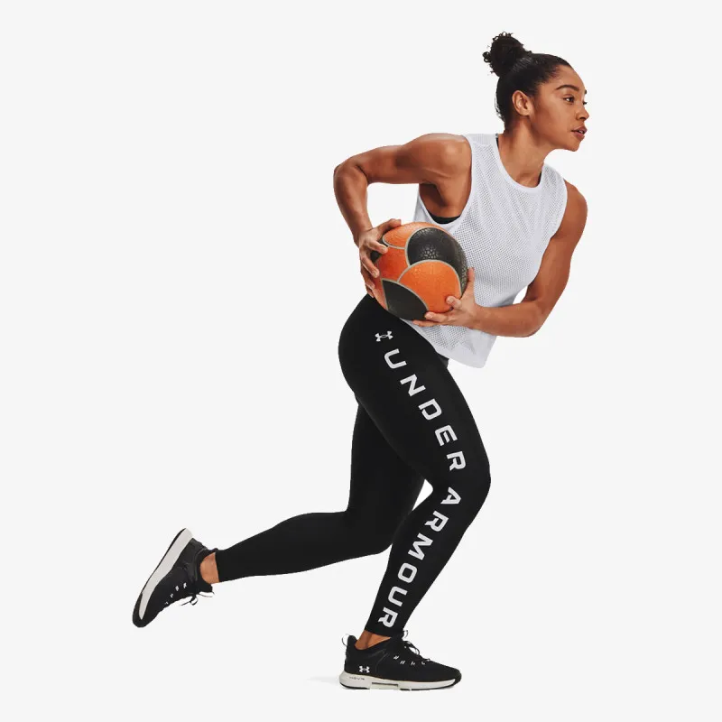 UNDER ARMOUR UA HeatGear® Armour No-Slip Waistband Branded Full-Length Leggings 