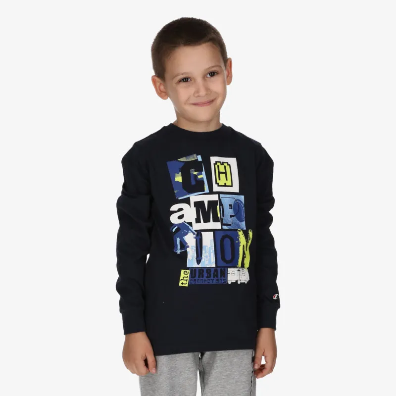 CHAMPION SKATE LS TEE B 