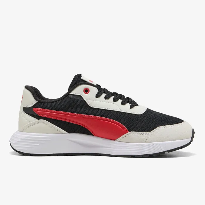 PUMA Runtamed  Black-Red Fire-Vapor Gray- 