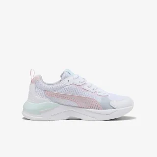 PUMA X-Ray 3 LT Jr  White-Rose Mauve-Peac 