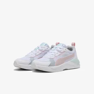 PUMA X-Ray 3 LT Jr  White-Rose Mauve-Peac 