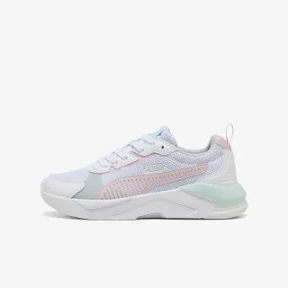 PUMA X-Ray 3 LT Jr  White-Rose Mauve-Peac 