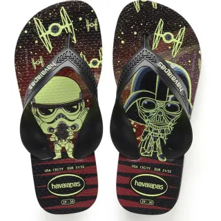 HAVAIANAS HAVAIANAS KIDS MAX STAR WARS BLACK/BLACK 