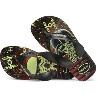 HAVAIANAS HAVAIANAS KIDS MAX STAR WARS BLACK/BLACK 