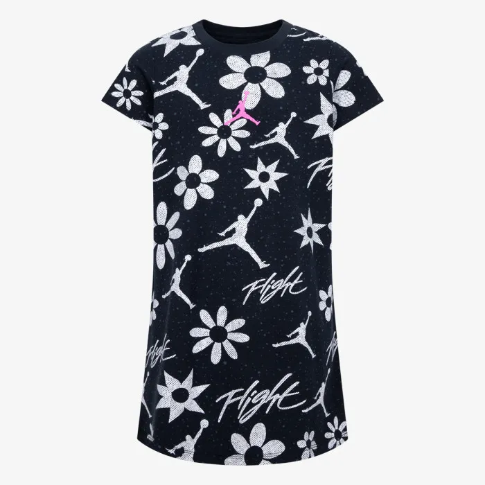 JORDAN JORDAN JDG FLORAL FLIGHT AOP DRESS 