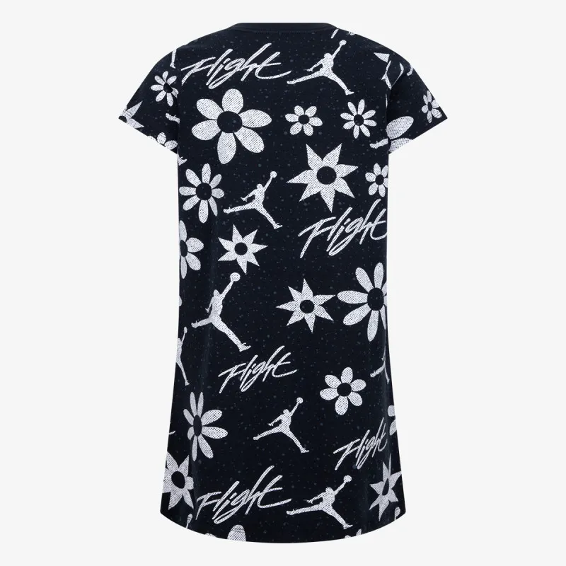 JORDAN JORDAN JDG FLORAL FLIGHT AOP DRESS 