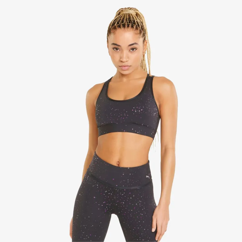 PUMA Mid Impact Stardust Crystalline Bra 