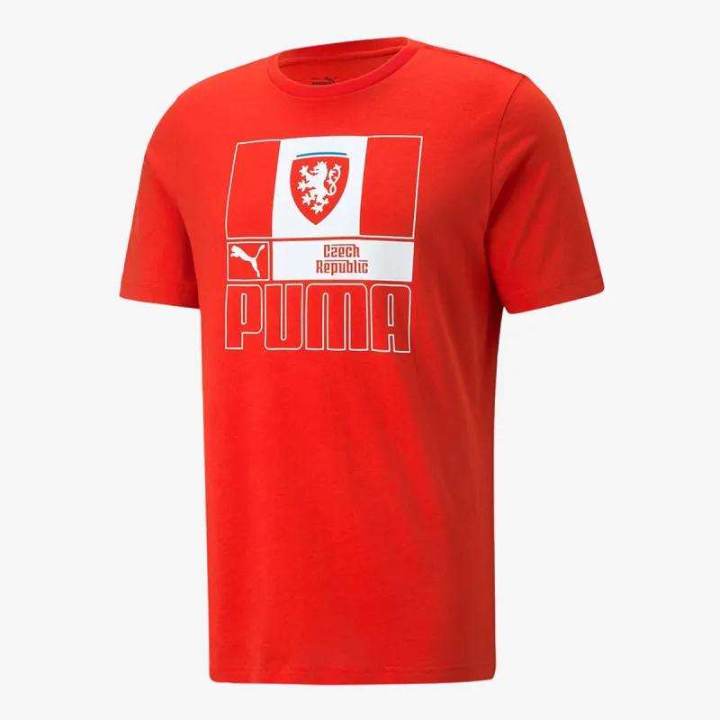 PUMA FACR FTBLCORE TEE  RED 
