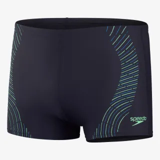 SPEEDO TECH PRNT ASHT AM NAVY/GREEN 