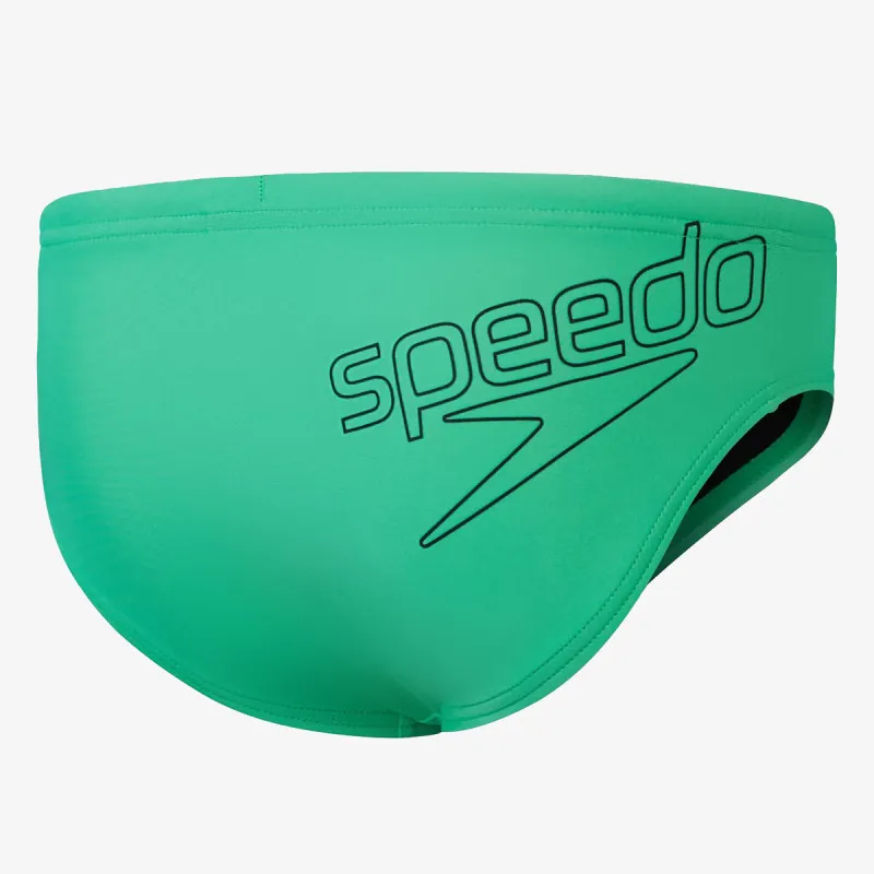 SPEEDO LOGO 6.5CM BRF JM GREEN/BLACK 