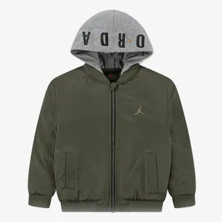 JORDAN JORDAN JDN BIG LOGO HOODED BOMBER 