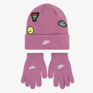 Nike NAN  PATCH PEAK BEANIE SET 