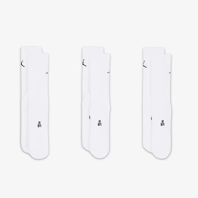 JORDAN U J EVERYDAY CUSH POLY CREW 3PR -  144 