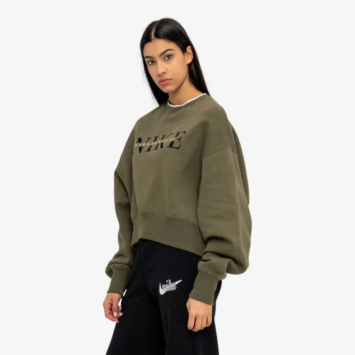 Nike W NSW PHNX FLC CREW GLS 