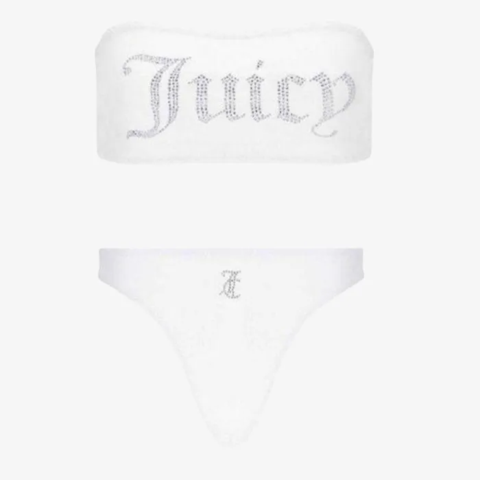 JUICY COUTURE BANDEAU BIKINI TOP 