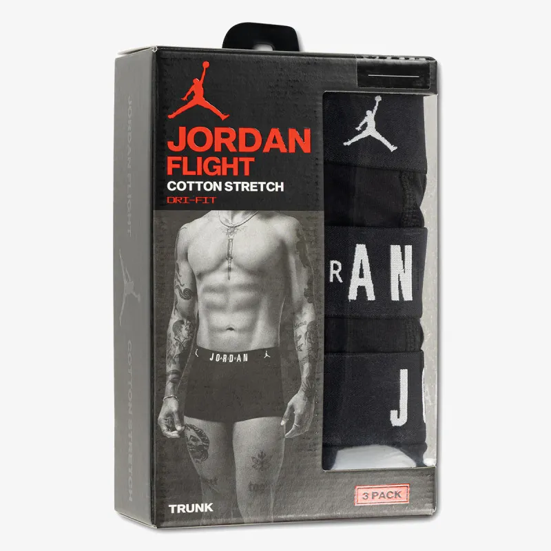 JORDAN JHM MENS 3PK FLIGHT COTTON TRU 