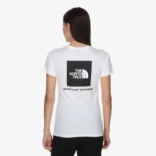 THE NORTH FACE W S/S REDBOX TEE TNF WHITE 