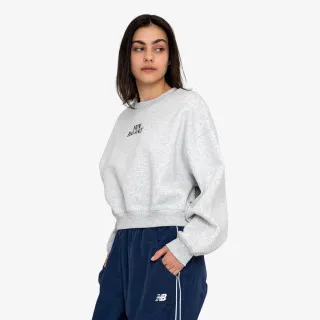 NEW BALANCE Linear Heritage Fleece Crew 