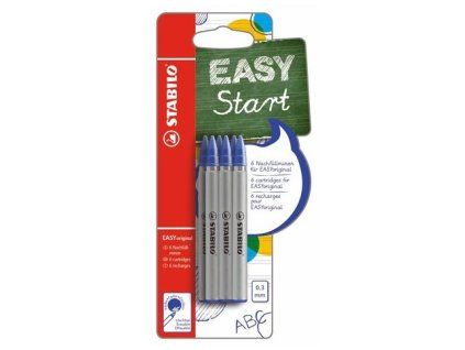 Stabilo EasyOriginal náplně Fine 0,3 mm – modré, 6 ks
