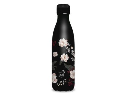 Termoláhev Ars Una Flowery Black 500 ml – nerezová