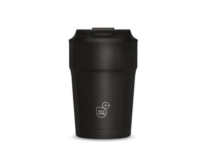 Termohrnek Ars Una černý 350 ml – nerezový