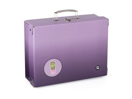 Kufřík lamino hranatý OXY NEXT Ombre Purple 2025