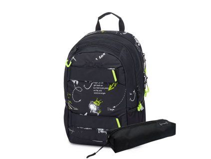 Studentský batoh + etue OXY Sport Graffiti