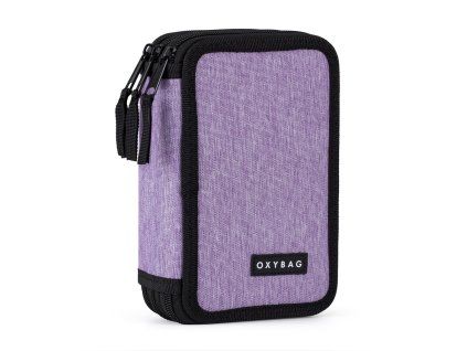 Školní penál 3 patra Oxybag UNICOLOR Violet
