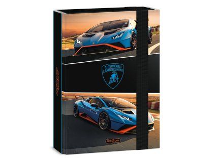 Ars Una Box na sešity A5 Lamborghini 25 – pevný karton s gumičkou