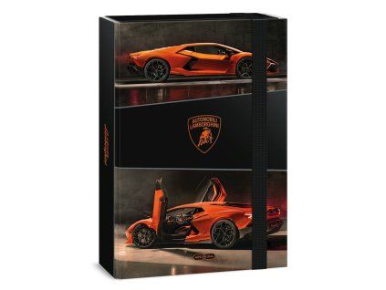 Ars Una Box na sešity A4 Lamborghini 25 – pevný karton s gumičkou
