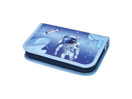 Herlitz dvouklopový školní penál Kosmonaut – plně vybavený