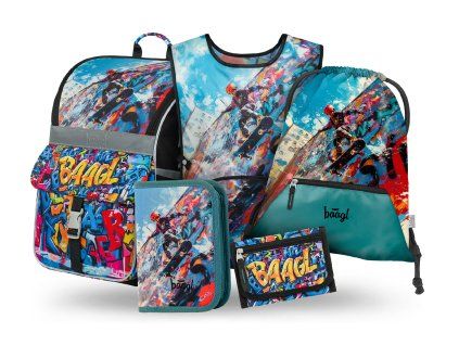 Školní set pro prvňáčky Zippy Skatepark II – Baagl