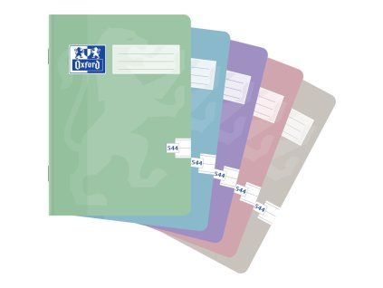 Sešit Oxford Touch 544 – A5, 60 listů, linkovaný, mix barev
