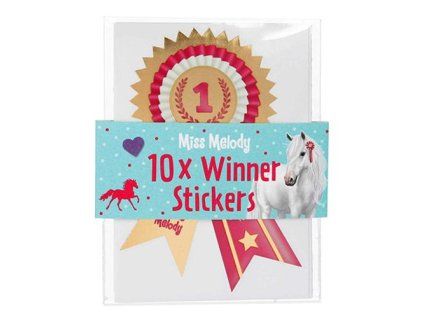 Miss Melody – samolepky Winner Stickers (10 ks)