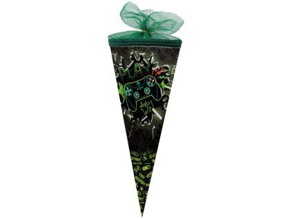Školní kornout Play & Win 35 cm – pro kluky