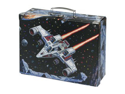 Baagl školní kufřík skládací Pixel Space s kováním