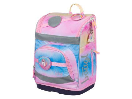 Baagl školní aktovka Zippy Plus Rainbow Unicorn
