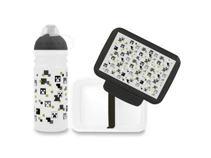 Set Zdravá láhev a Zdravá sváča Pixel head (0,7 l)