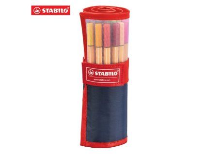 STABILO Point 88 linery – sada 25 ks v rolovacím penálu