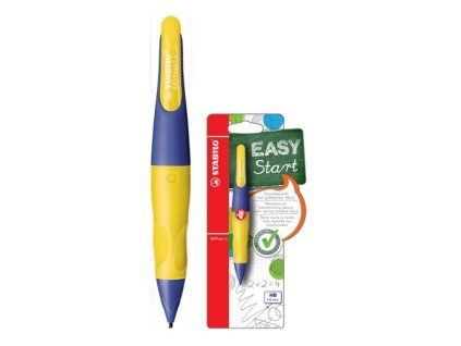 STABILO EASYergo 1,4 mm – mechanická tužka pro praváky (žluto‑fialová)