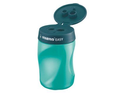 STABILO EASYsharpener – ergonomické ořezávátko se zásobníkem pro praváky (zelené)