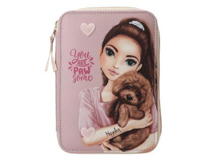 TOPModel penál 1patrový s výbavou a kapsičkou Kitty & Doggy 5