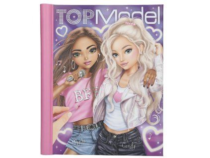 TOPModel kreativní omalovánky s LED světly a hudbou – My BFF (Nyela & Candy)