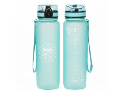 Láhev na pití Ars Una – matná 1000 ml, motivační ryska, mint