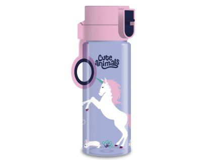 Láhev na pití Ars Una Cute Animals – jednorožec, 475 ml (nekape, bez BPA)