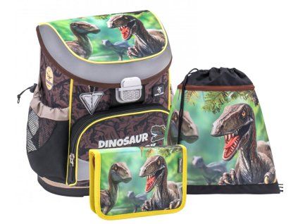 školní aktovka pro prvňáčka s dinosaurem