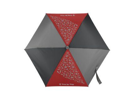 Dětský skládací deštník Step by Step s magickým efektem – Red