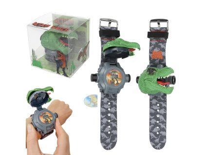 Dětské digitální hodinky s dinosaurem a projektorem – Dino World