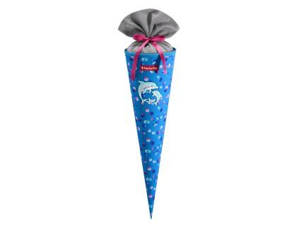 Kornout pro prvňáčky Step by Step Dolphin Finja – školní kornout 70 cm